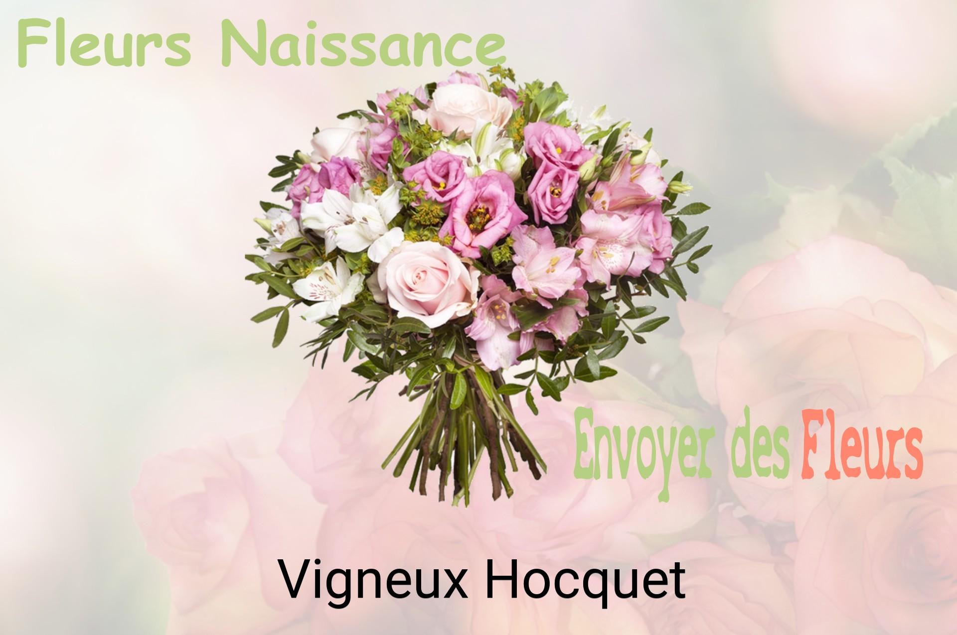 Bouquet de fleurs de naissance livré à Vigneux-Hocquet