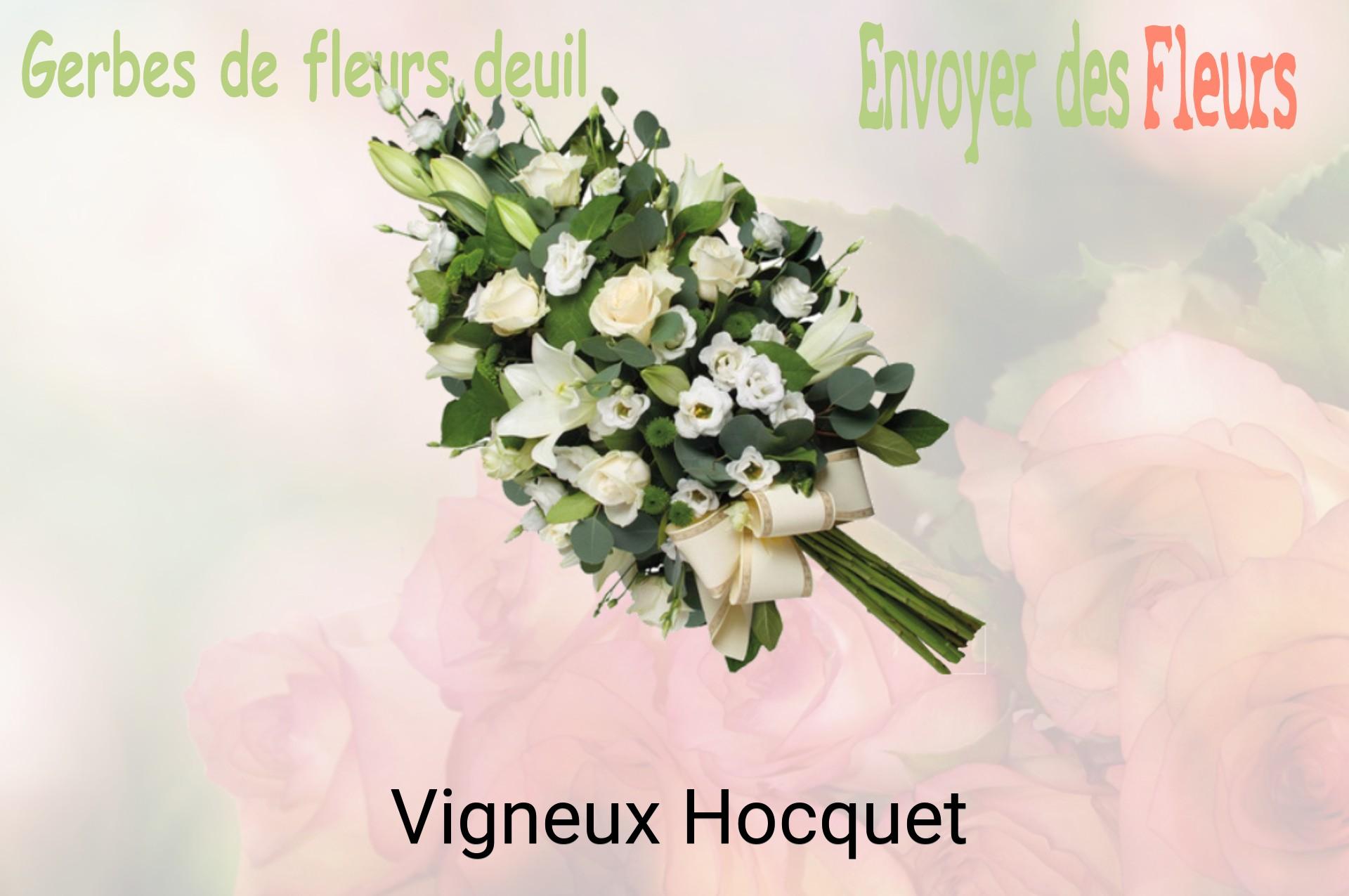 Gerbe de fleurs de deuil livrée à Vigneux-Hocquet